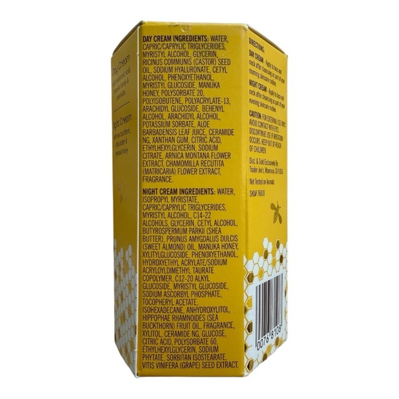 Trader Joe's Honey Hydration Day & Night Cream Duo 1.8 oz each - Picture 3 of 6